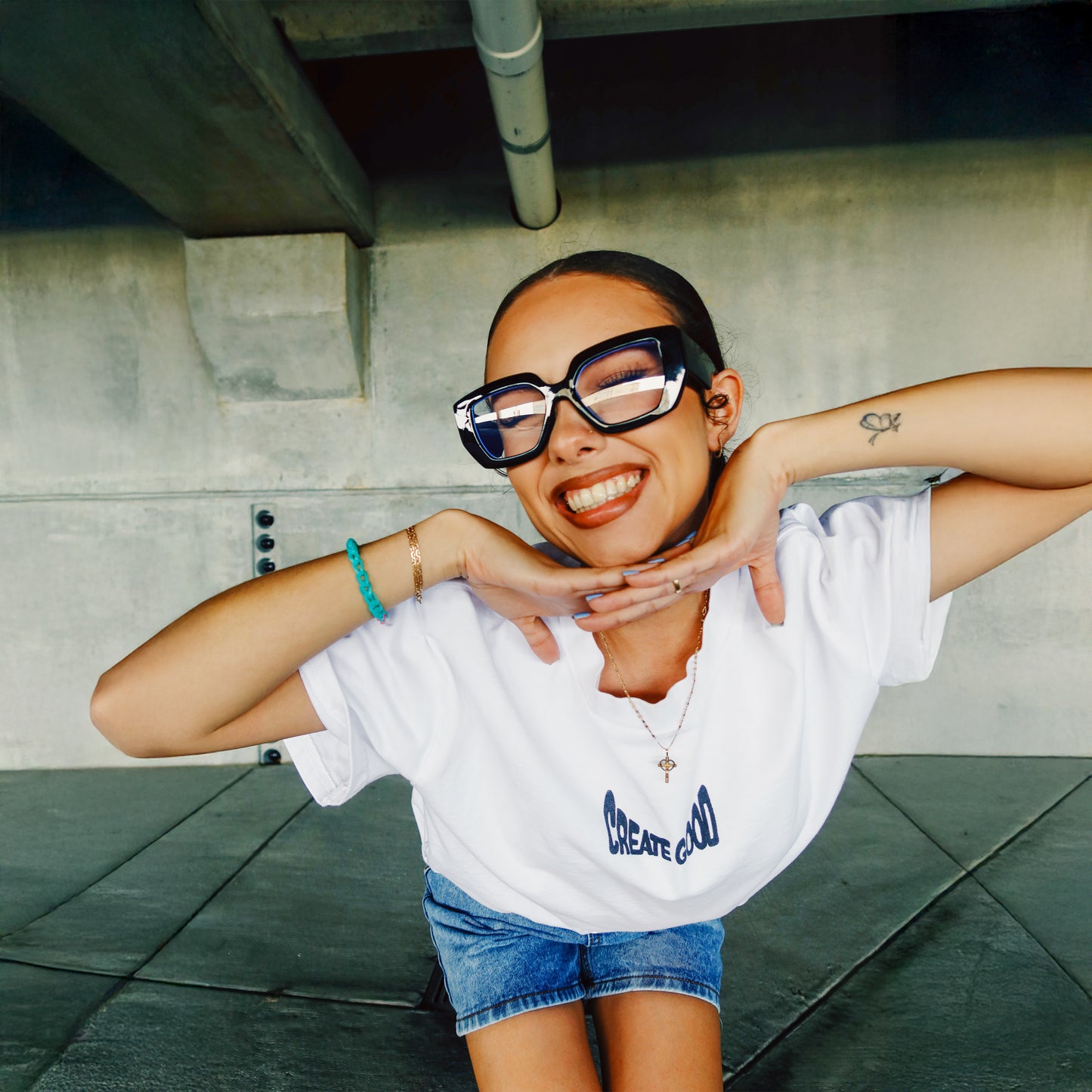 Create Good Heavy Oversized Tee
