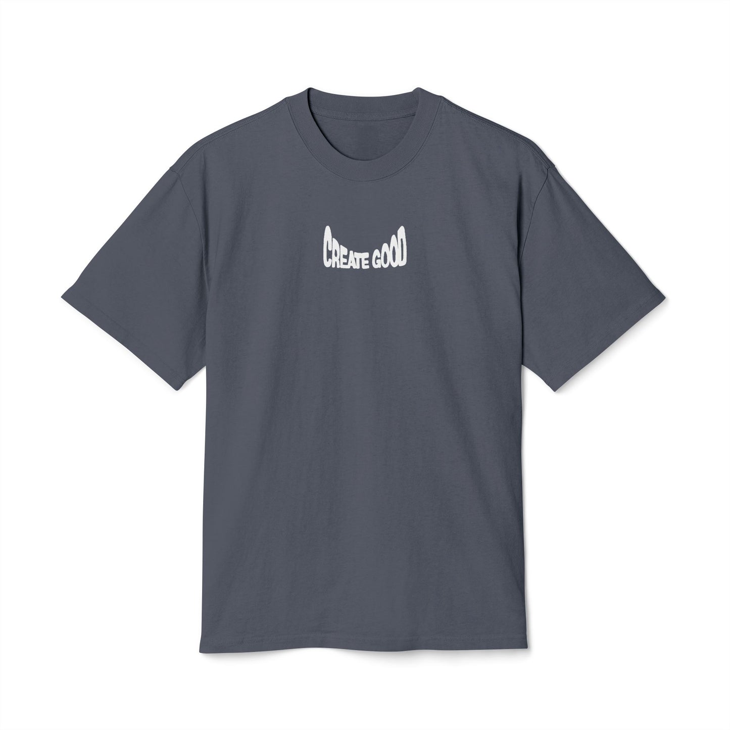 Indigo Create Good Heavy Faded Tee