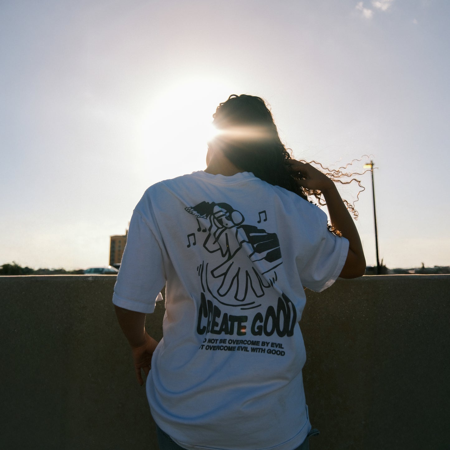 Create Good Heavy Oversized Tee