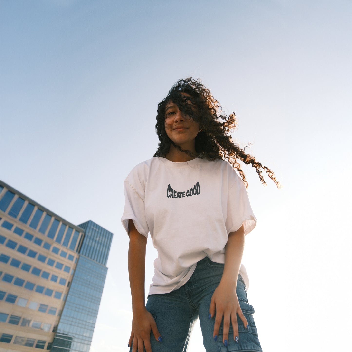 Create Good Heavy Oversized Tee